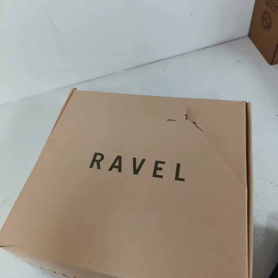 RAVEL BLACK SUEDE ANKLE BOOTS – UK 5 (EU 38)