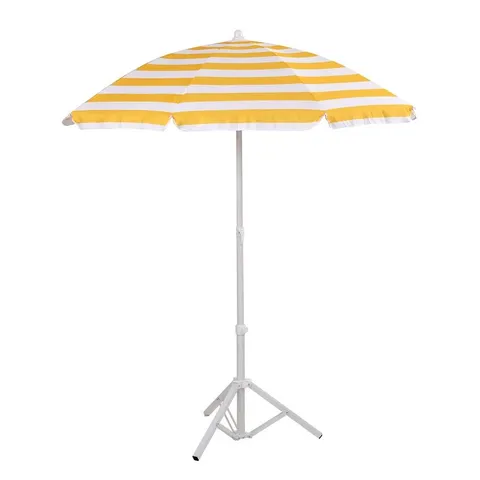 MULTI-PURPOSE ADJUSTABLE PARASOL WITH CARRY BAG SIZE 170 CM - YELLOW
