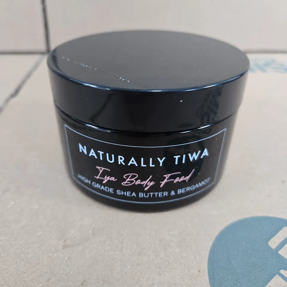 NATURALLY TIWA IYA BODY FOOD – SHEA BUTTER & BERGAMOT BODY CREAM 