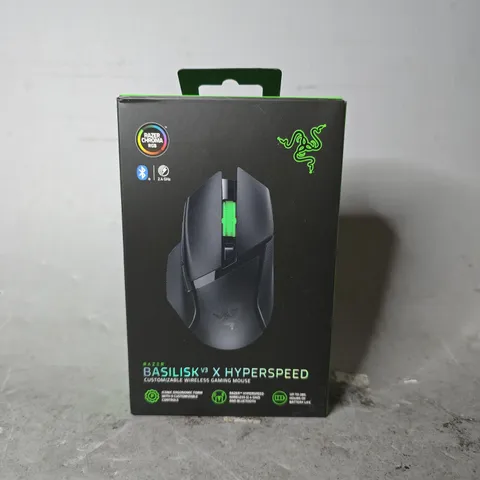 SEALED RAZER BASILSK X HYPERSPEED GAMING MOUSE 