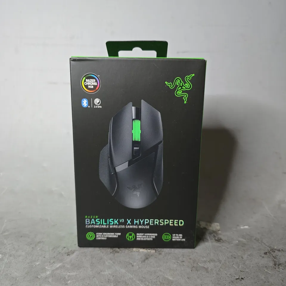 SEALED RAZER BASILSK X HYPERSPEED GAMING MOUSE 