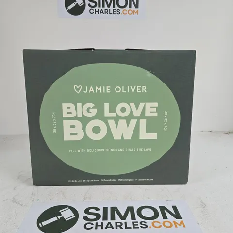 JAMIE OLIVER BIG LOVE BOWL BOXED 39 X 32 X 7CM