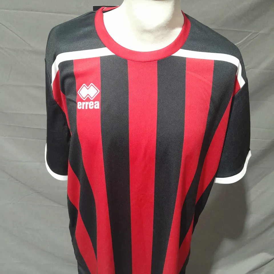 APPROXIMATELY 10 ASSORTED ERREA FOOTBALL SHIRTS IN VARIOUS STYLES AND SIZES 