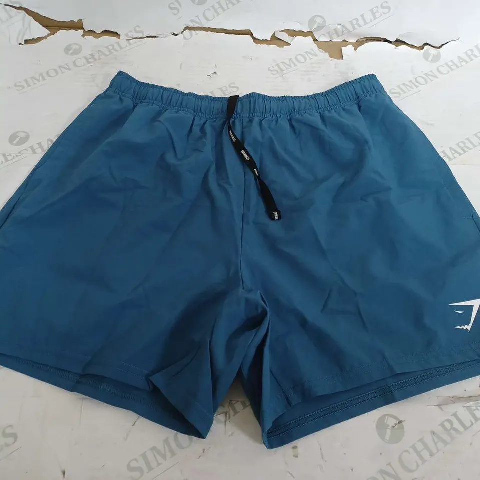 GYMSHARK ARRIVAL 5 SHORTS IN BLUE - MEDIUM