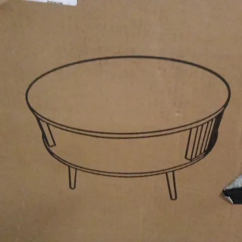 BOXED NY ROUND COFFEE TABLE (1 BOX)