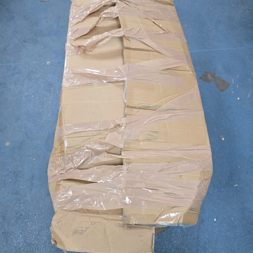 BOXED 7FT DENVER PRE LIT FLOCKED CHRISTMAS TREE WITH DUAL COLOUR TWINKLE LIGHTS