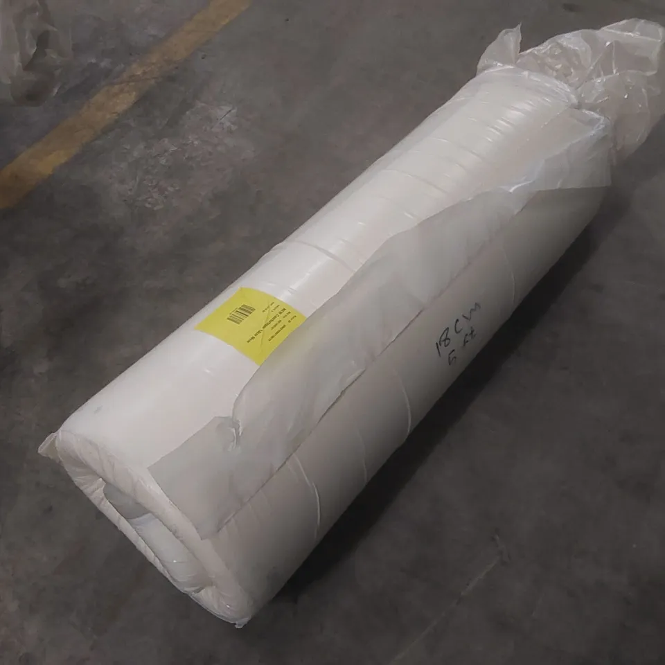 QUALITY BAGGED AND ROLLED COMFORTZONE 18CM THICK MEMORY FOAM 5' KING SIZE MATTRESS