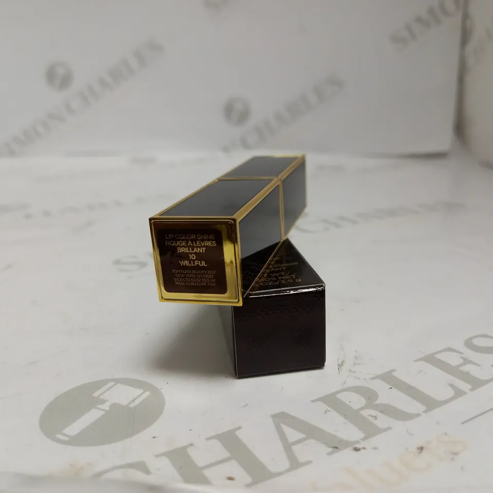 TOM FORD LIP COLOUR SHINE SAHDE WILLFUL 10