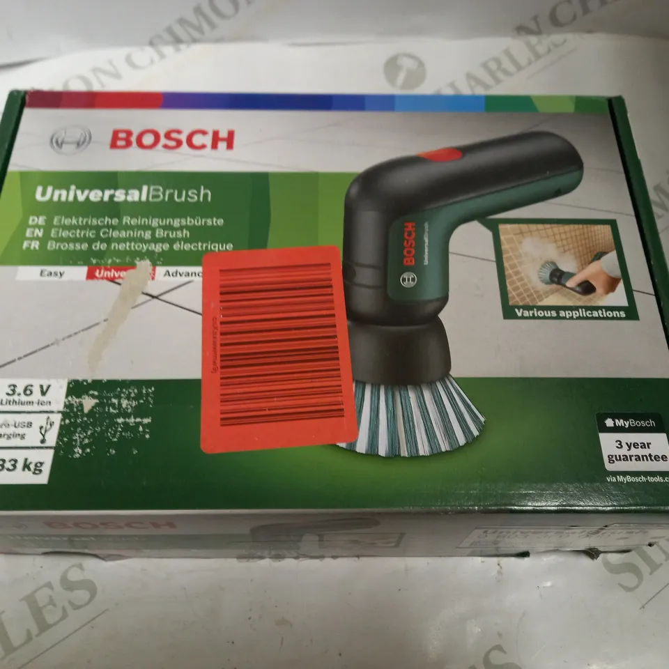 BOXED BOSCH UNIVERSAL BRUSH ELECTRIC CLEANING BRUSH