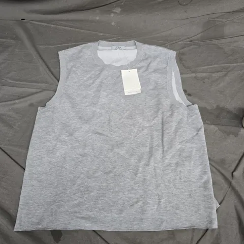 COS WOMEN'S RELAXED TANK TOP – GREY ORGANIC COTTON