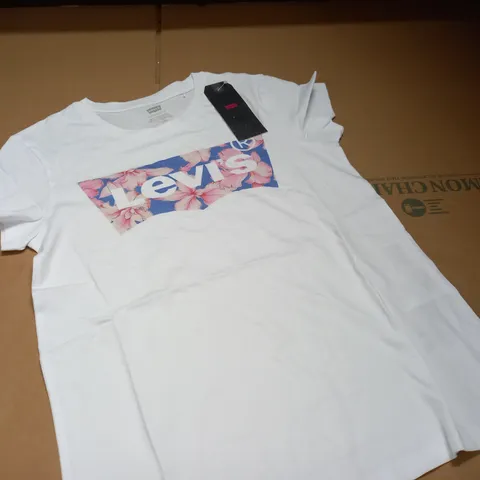 LEVIS WHITE T-SHIRT - XS