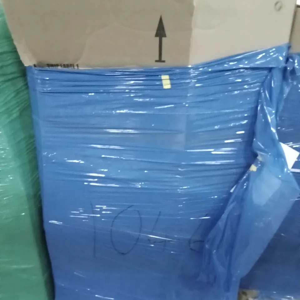 PALLET OF ASSORTED ITEMS INCLUDING M-DESIGN STACKABLE BOX, M-DESIGN WIRE BASKETS, M-DESIGN FREE STANDING TOILET ROLL HOLDER, BLUE KIDS TEEPEE, TASTE ART LIFE WALLPAPER, M-DESIGN DESK BOX