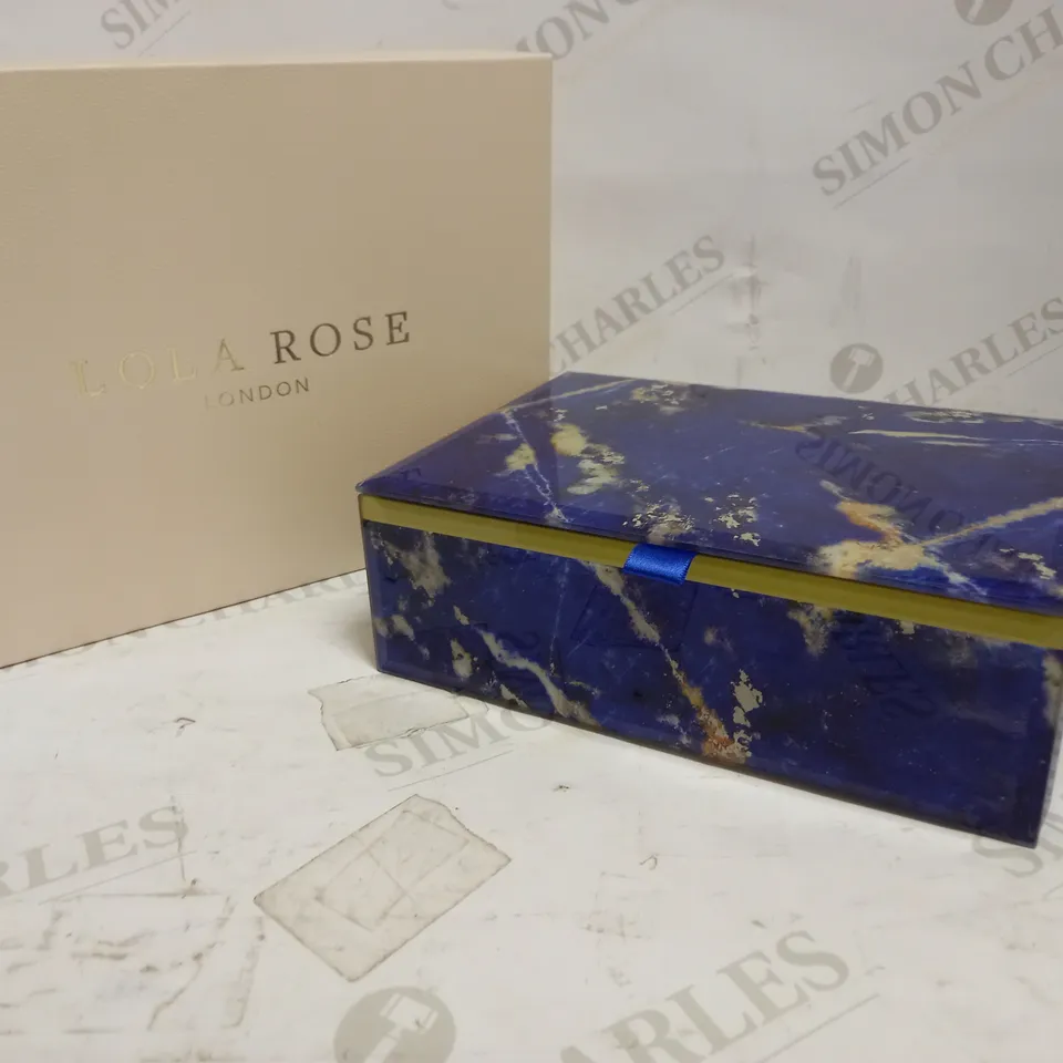 LOLA ROSE RECTANGULAR TREASURE BOX