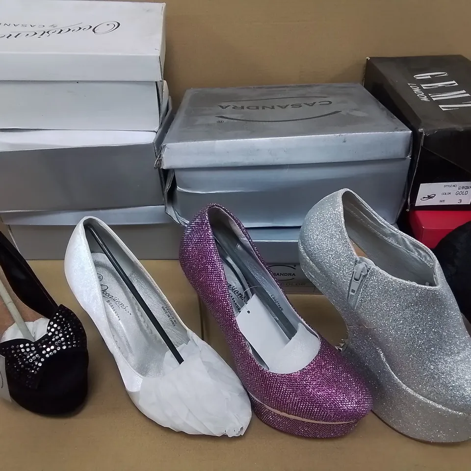 LOT OF 12 ASSORTED PAIRS OF SHOES TO INCLUDE CASANDRA AND OCCASIONS - VARIOUS SIZES