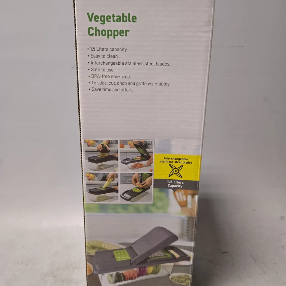 BOXED VEGETABLE CHOPPER 1.5L CAPACITY