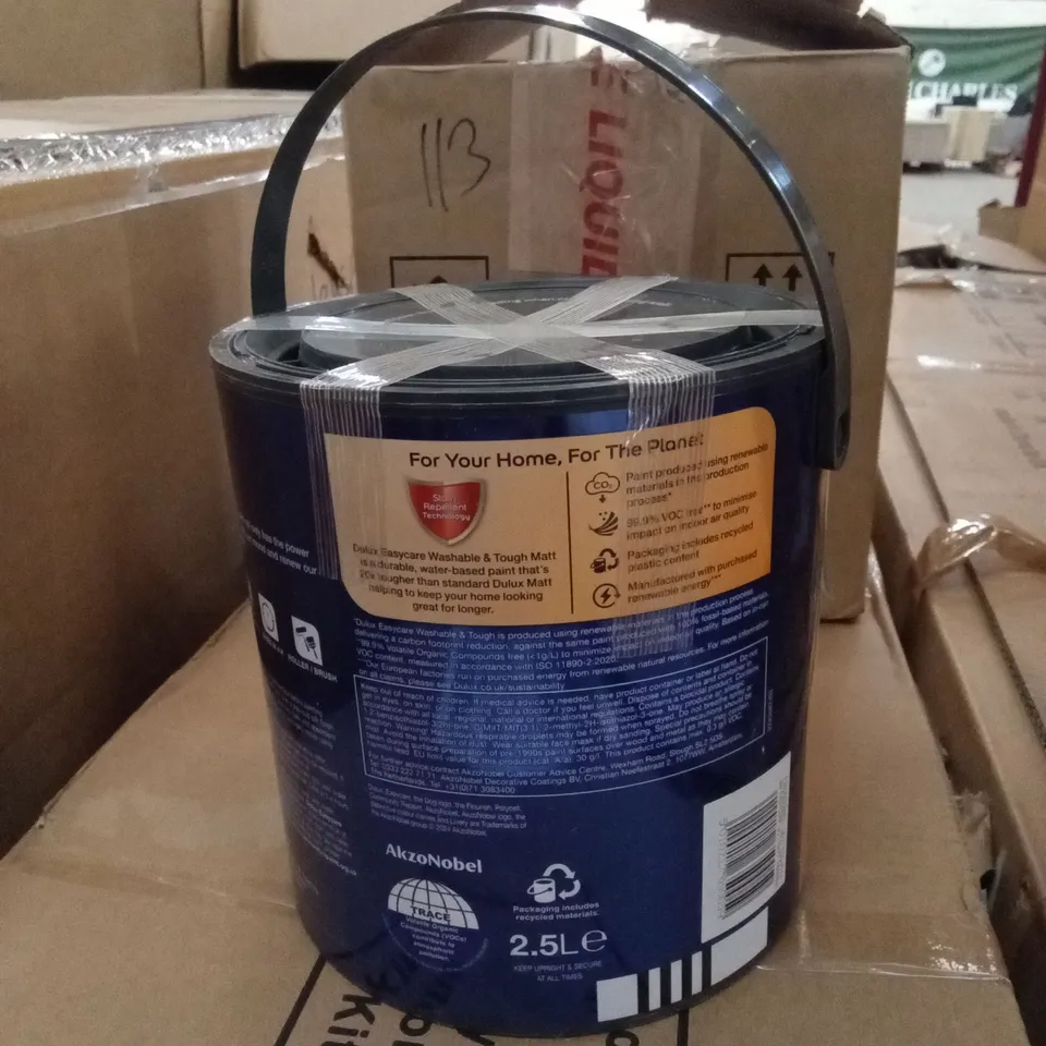 DULUX EASYCARE WASHABLE & TOUGH TRANQUIL DOWN MATT PAINT FOR WALLS & CEILINGS, 2.5L