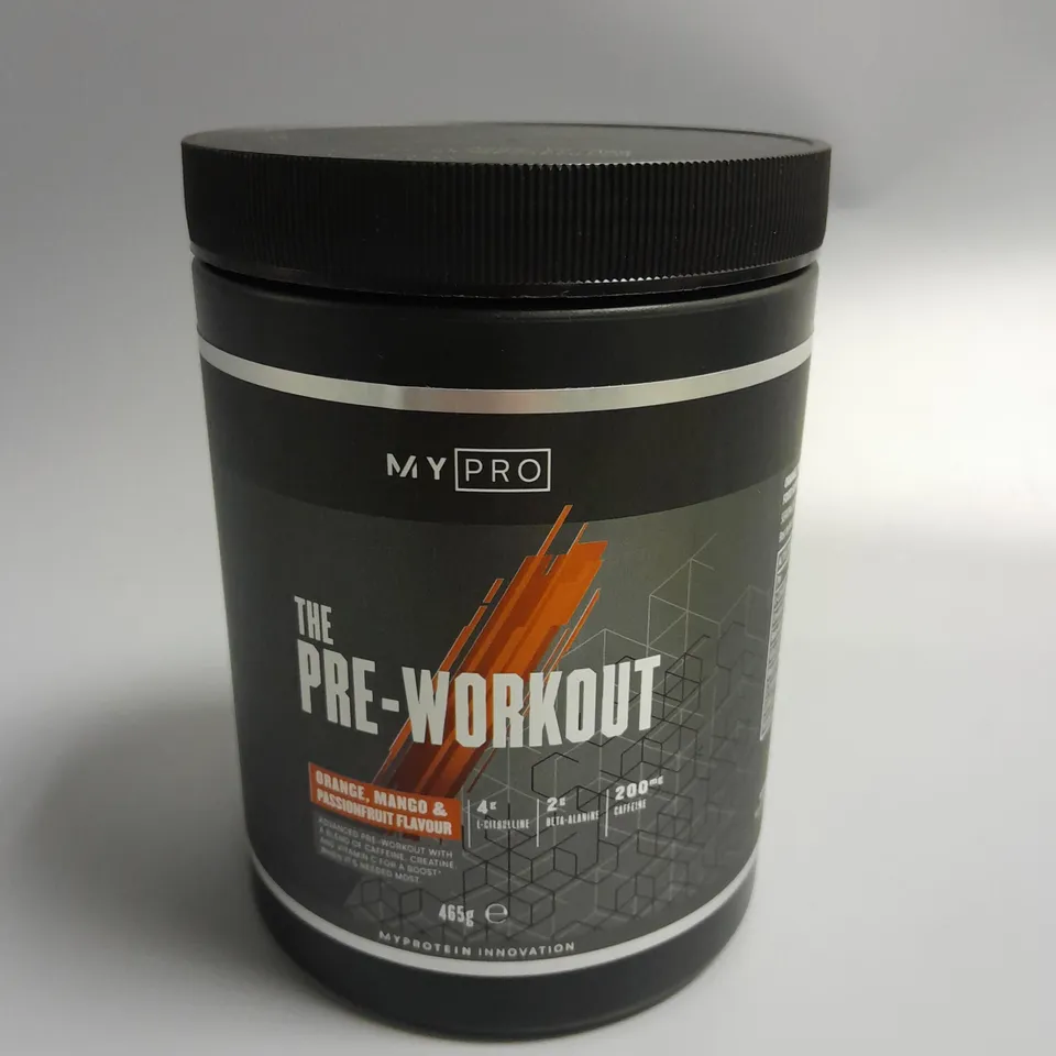 MYPRO THE PRE WORKOUT 465G FOOD SUPPLEMENT 