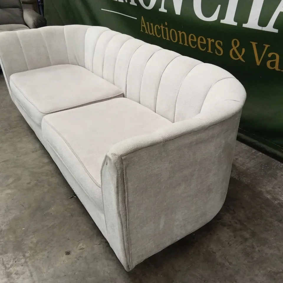 GUILD FABRIC 3 SEATER SOFA - IVORY RRP £699