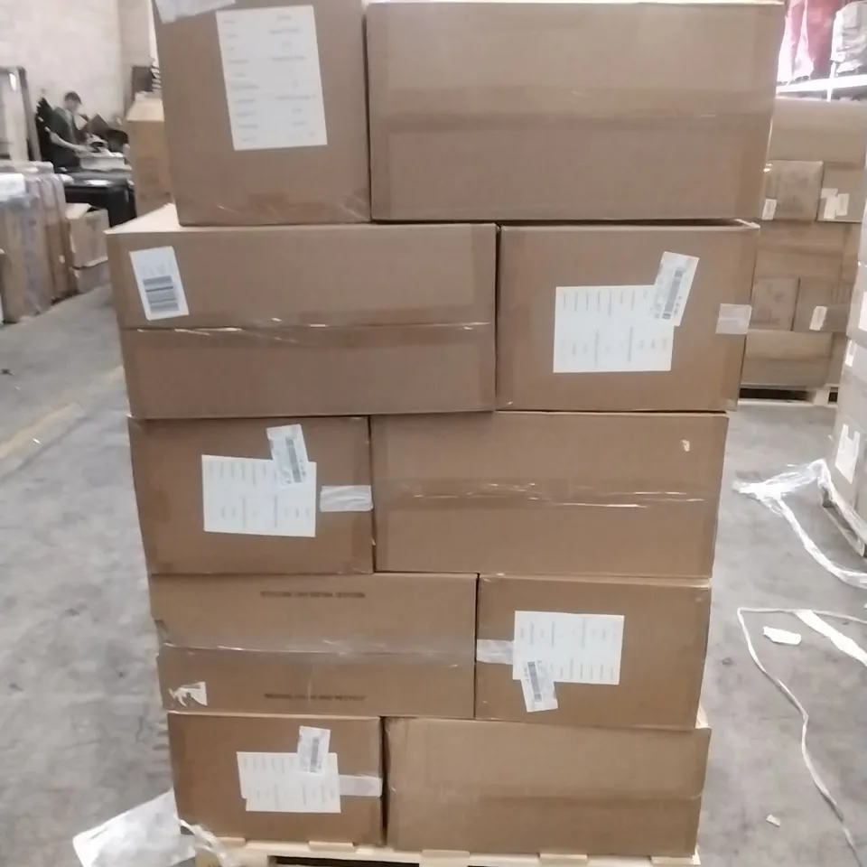 PALLET TO CONTAIN APPROXIMATELY 173 BRAND NEW DESIGNER CLOTHING ITEMS TO INCLUDE; JD WILLIAMS OVERSIZED DRESS HEART PRINT, JD WILLIAMS PINK BELL SLEEVE HOODIE