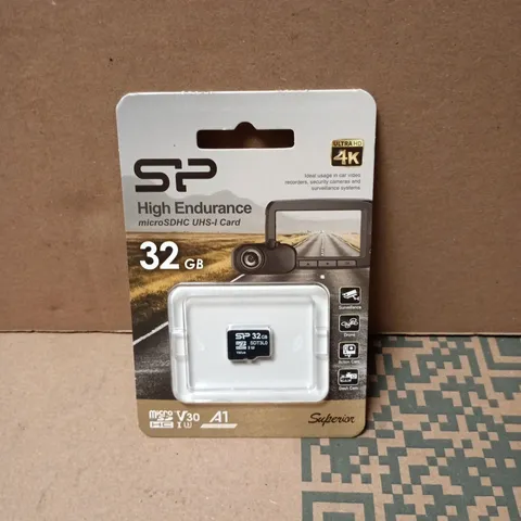 SILICON POWER 32GB HIGH ENDURANCE MICROSDHC UHS-I CARD – SEALED IN RETAIL PACK