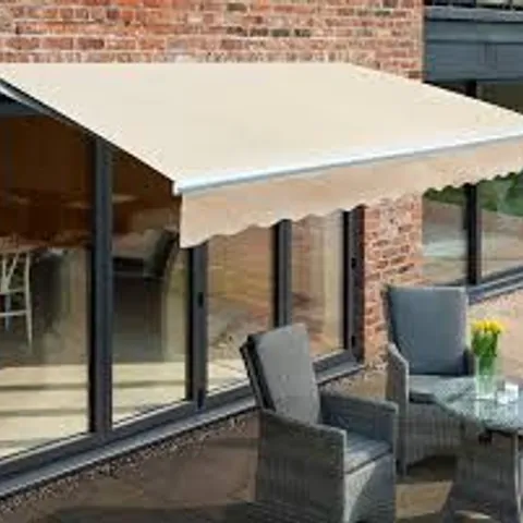BOXED MANUALLY RETRACTABLE AWNING