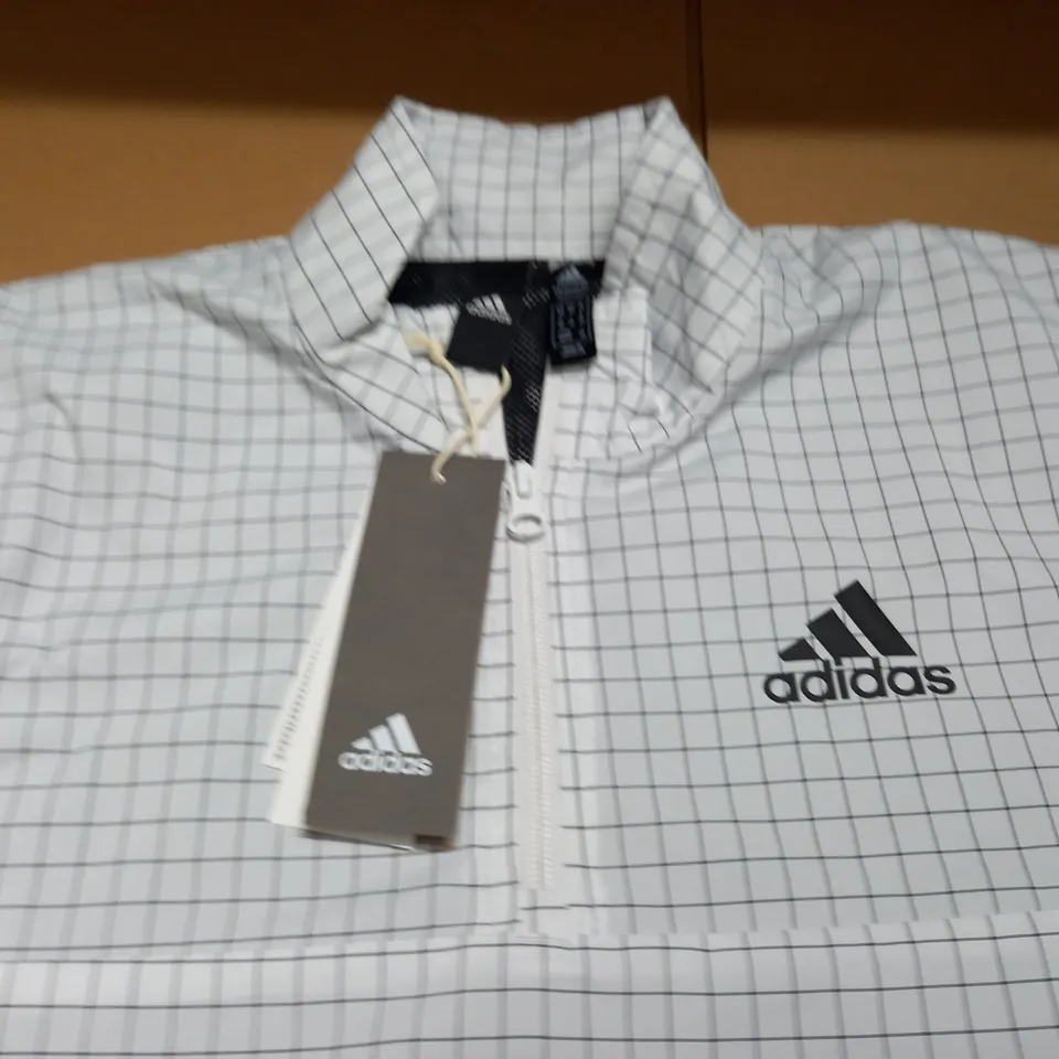 ADIDAS PRIMEBLUE QUARTER ZIP TOP - UK XS