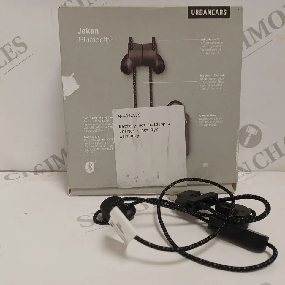 BOXED URBANEARS JAKAN BLUETOOTH EARPHONES W-4092175