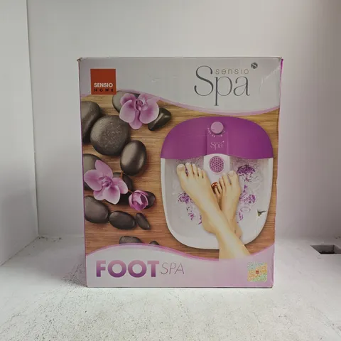 SENSIO FOOT SPA – PURPLE FOOT BATH MASSAGER (BOXED)