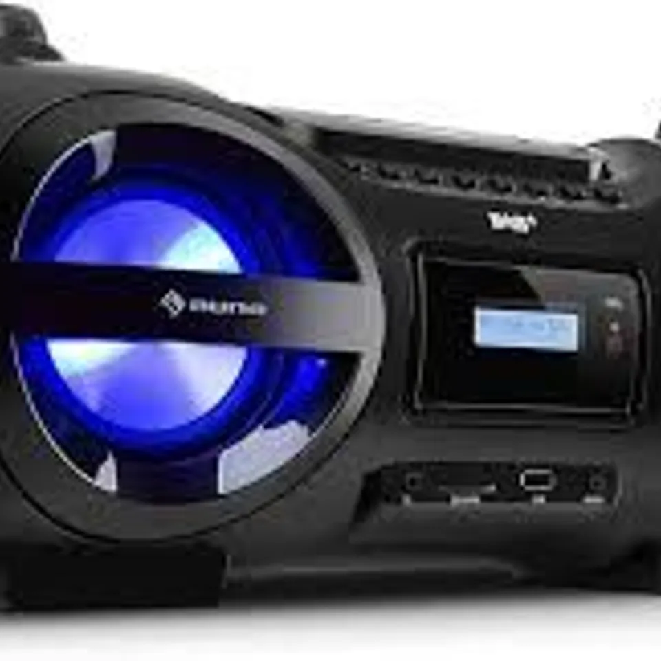 BOXED AUNA KC13 CD BOOMBOX WITH DAB+ & BT