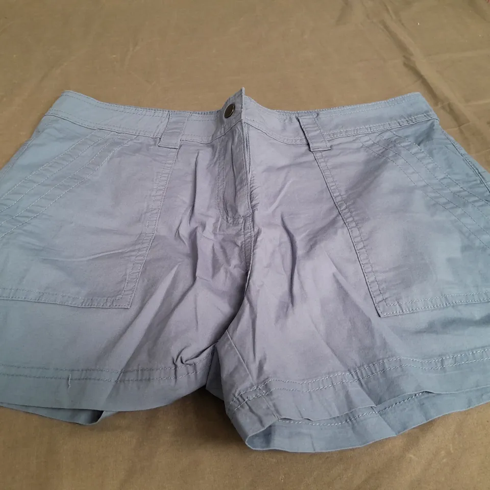 MOUNTAIN WAREHOUSE COAST WOMENS BLUE SHORTS  - UK 14 