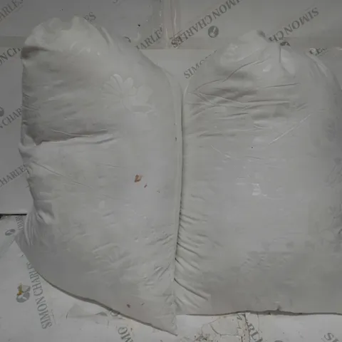 SUPERSOFT BY COZEE HOME SET OF 2 EMBOSSED MICROFRESH PILLOWS