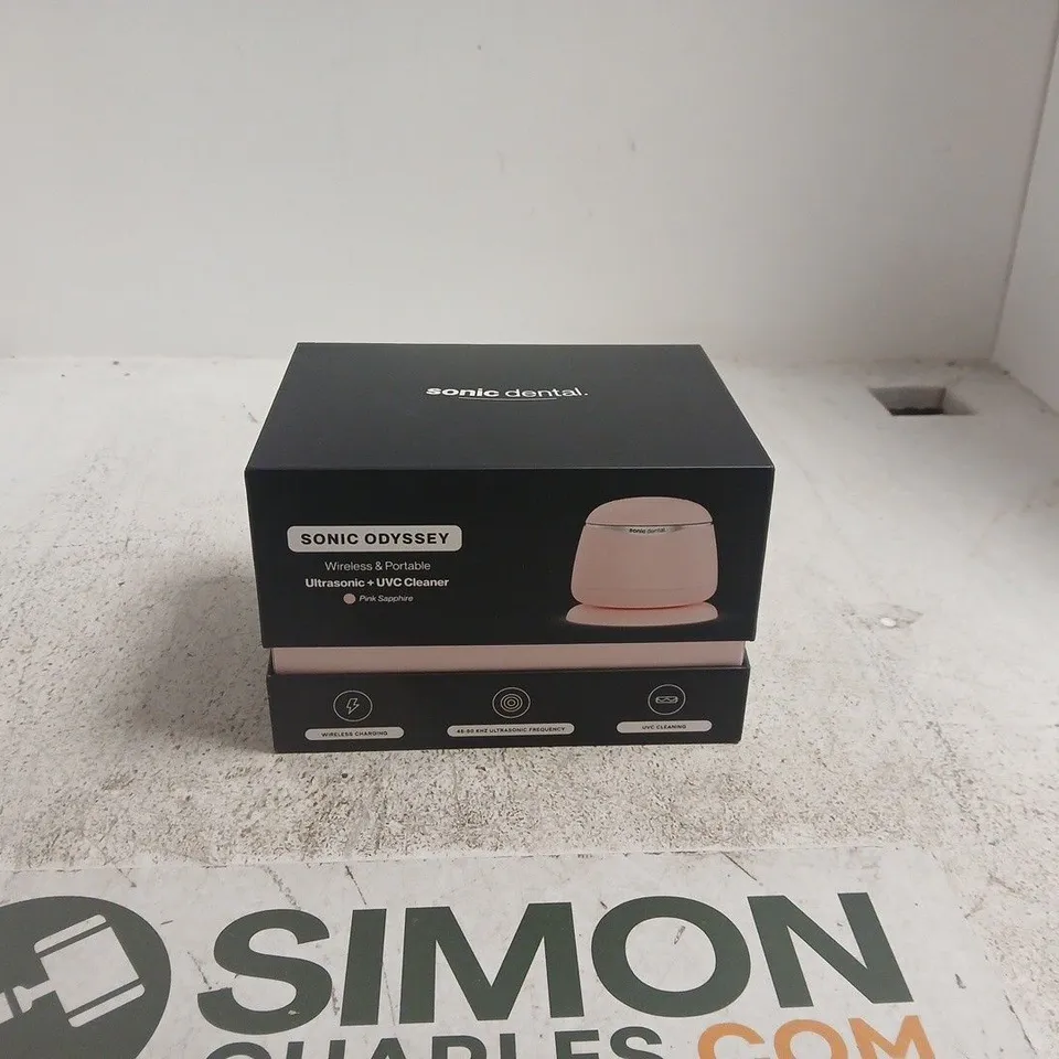 SONIC DENTAL SONIC ODYSSEY WIRELESS AND PORTABLE ULTRASONIC + UVC CLEANER