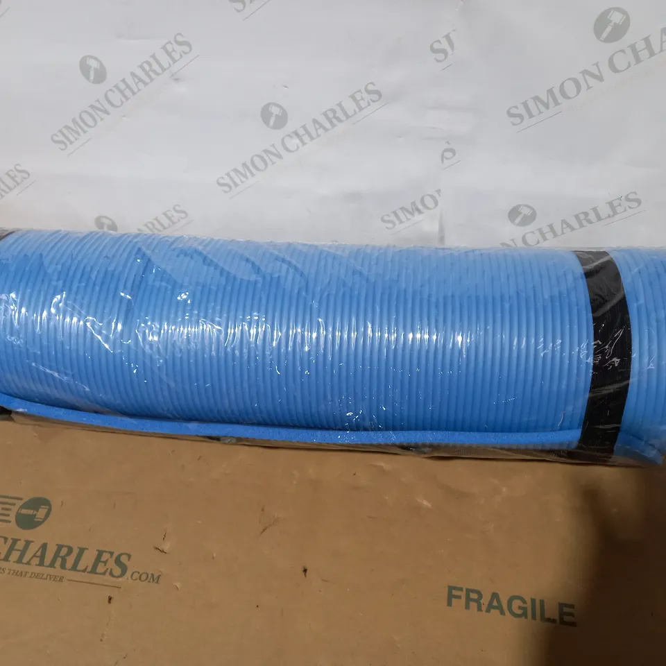 DESIGNER BLUE EXERCISE MAT