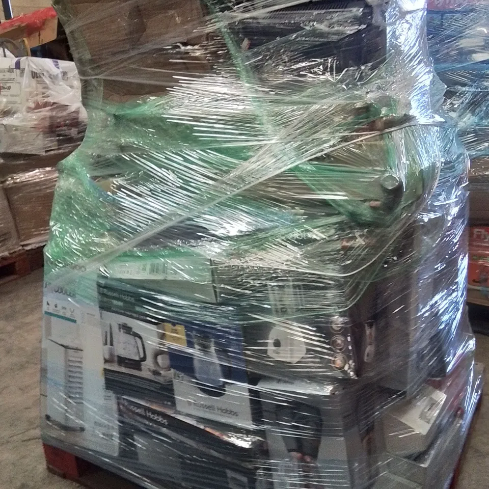 PALLET CONTAINING A LARGE QUANTITY OF ELECTRICAL PRODUCTS TO INCLUDE;BLENDER,TOASTER,KETTLE,VACUUM CLEANER,SPACE HEATER