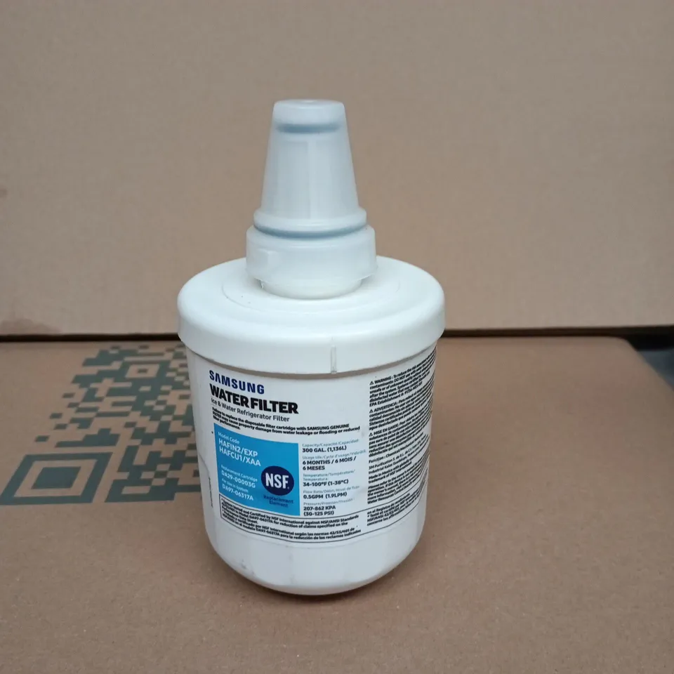 SAMSUNG WATER FILTER – ICE & WATER REFRIGERATOR REPLACEMENT CARTRIDGE (NSF)