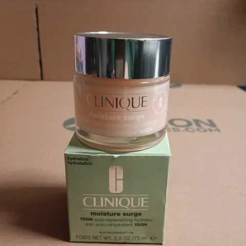 CLINIQUE MOISTURE SURGE 100H AUTO-REPLENISHING HYDRATOR, 75 ML – BOXED