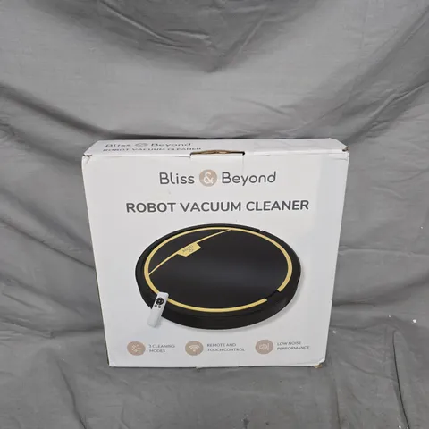 BOXED BLISS & BEYOND ROBOT VACUUM CLEANER