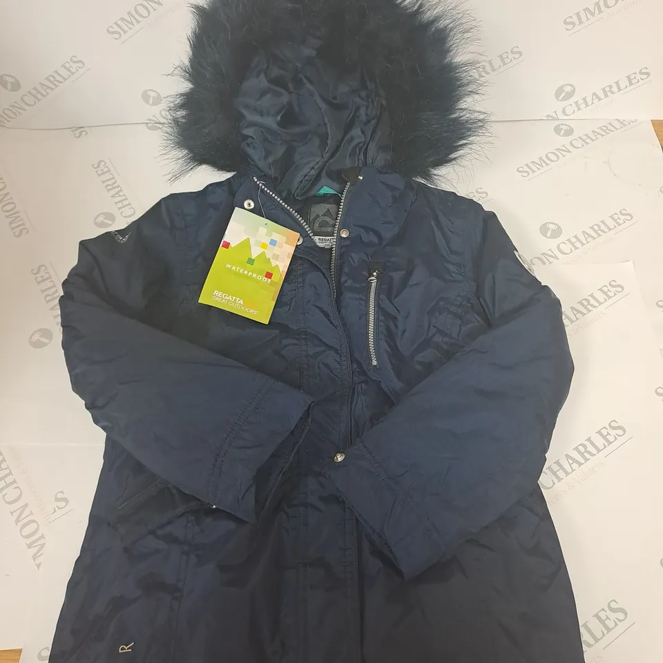 REGATTA WATERPROOF JACKET WITH FAUX FUR HOOD SIZE UNSPECIFIED