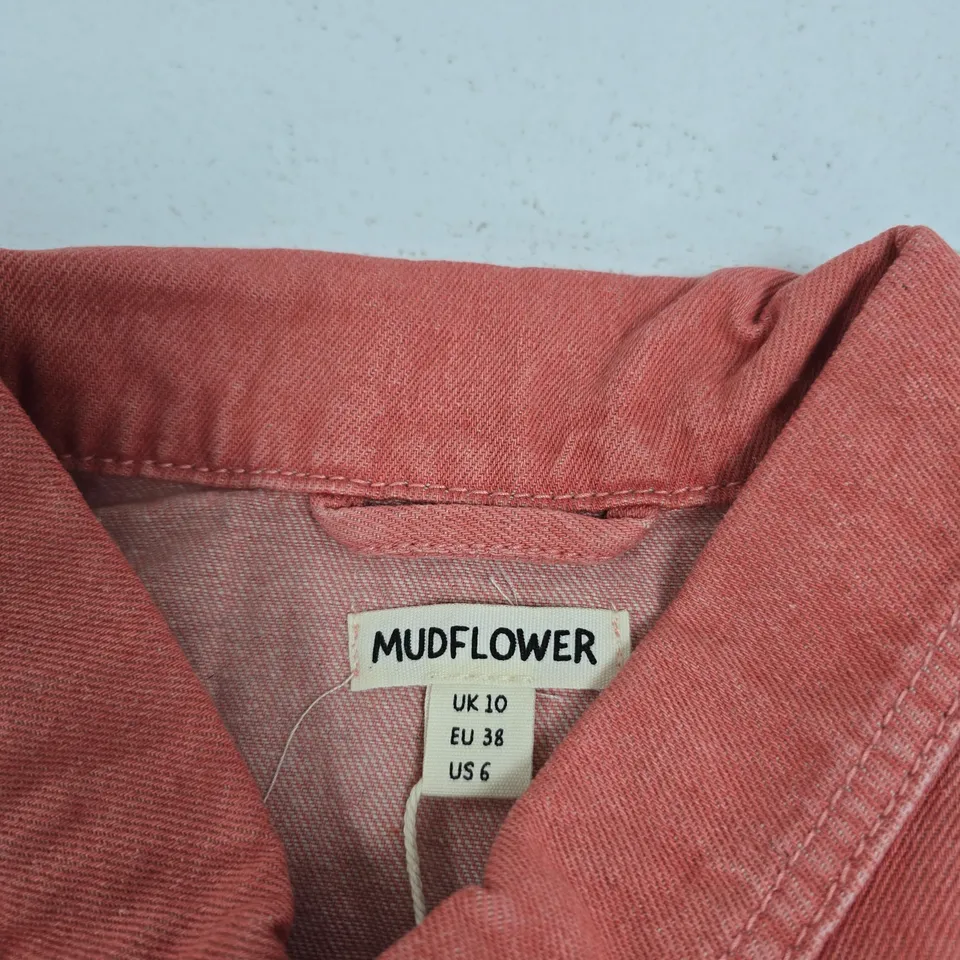 MUDFLOWER WOMEN'S PINK UTILITY JACKET – UK 10 (EU 38, US 6)