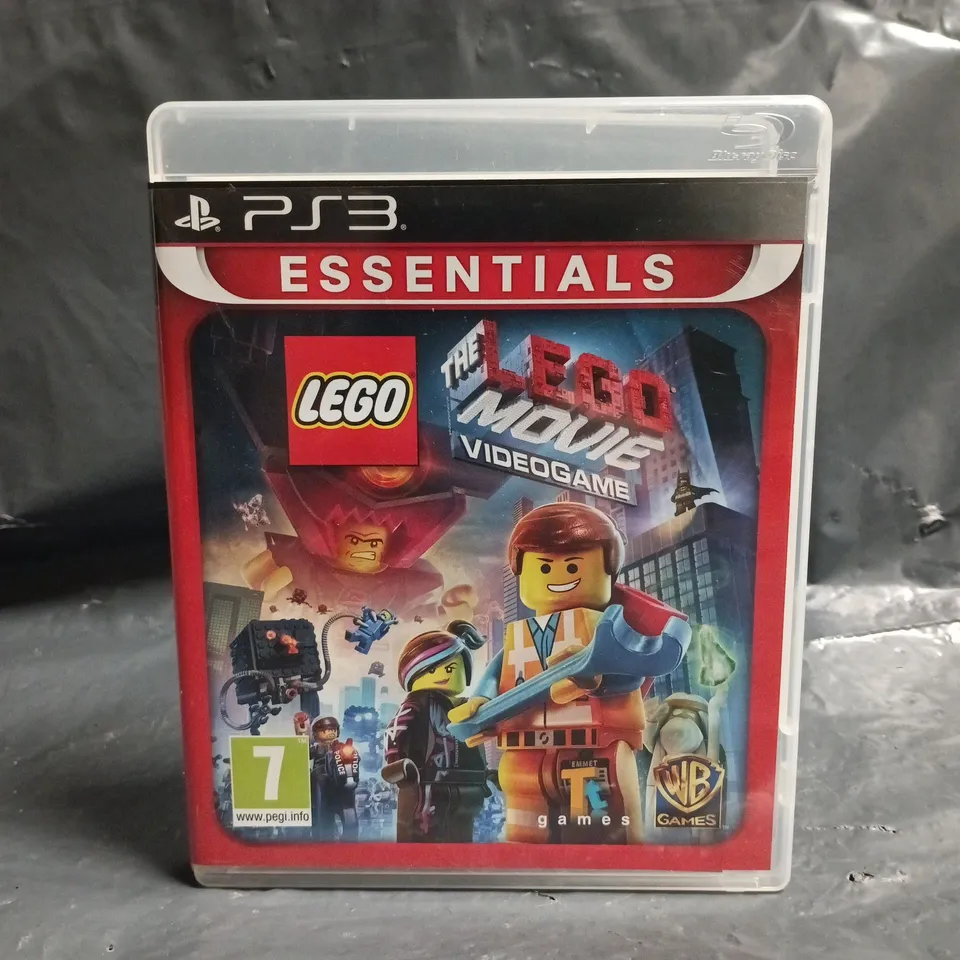 LEGO MOVIE PLAYSTATION 3 VIDEO GAME