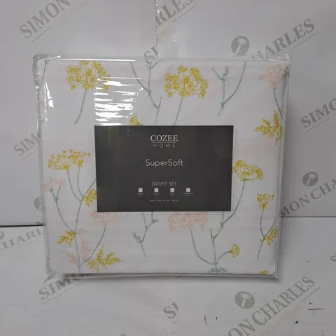 BAGGED COZEE HOME SUPER SOFT DUVET SET // SIZE: KING