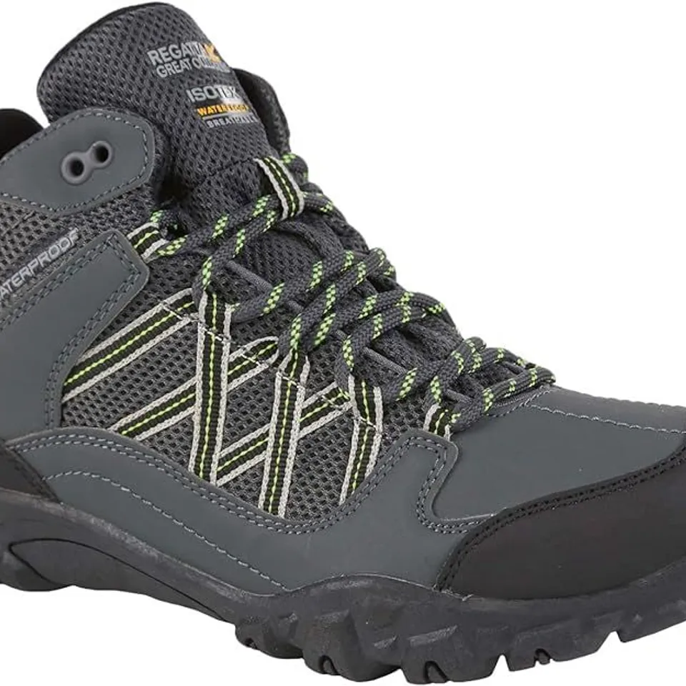 REGATTA MENS EDGEPOINT MID WATERPROOF HIKING SHOES UK SIZE 8