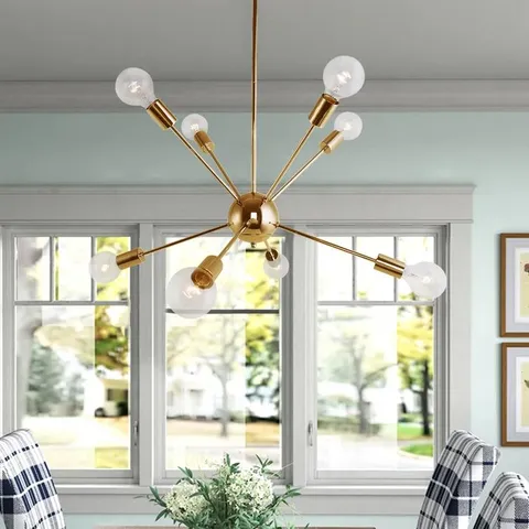 BOXED BRAUNSTE 8 LIGHT SPUTNIK CHANDELIER