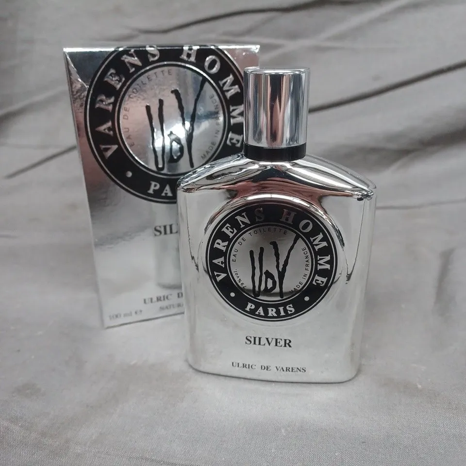 FIVE BOXED VARENS HOMME PARIS SILVER ULRIC DE VARENS NATURAL SPRAY 100ML