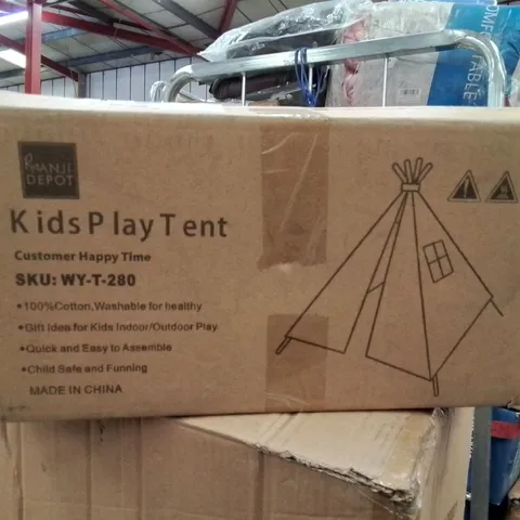 BOXED KIDS PLAY TENT 