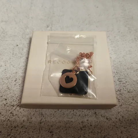 RECOGNISED SMOOTH POPON & CABLE CHAIN, ROSE GOLD
