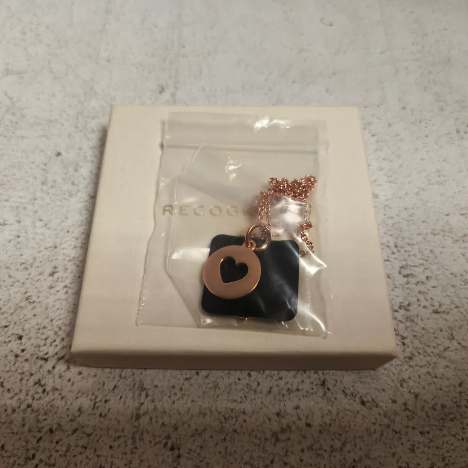 RECOGNISED SMOOTH POPON & CABLE CHAIN, ROSE GOLD