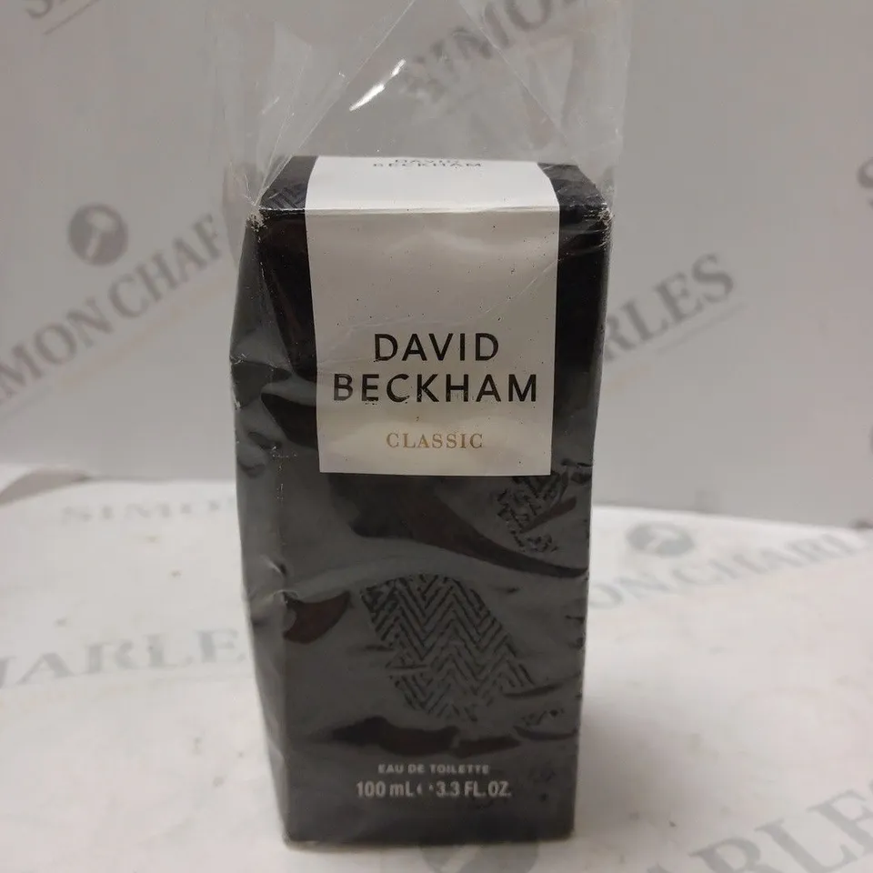 BOXED AND SEALED DAVID BECKHAM CLASSIC EAU DE TOILETTE 100ML