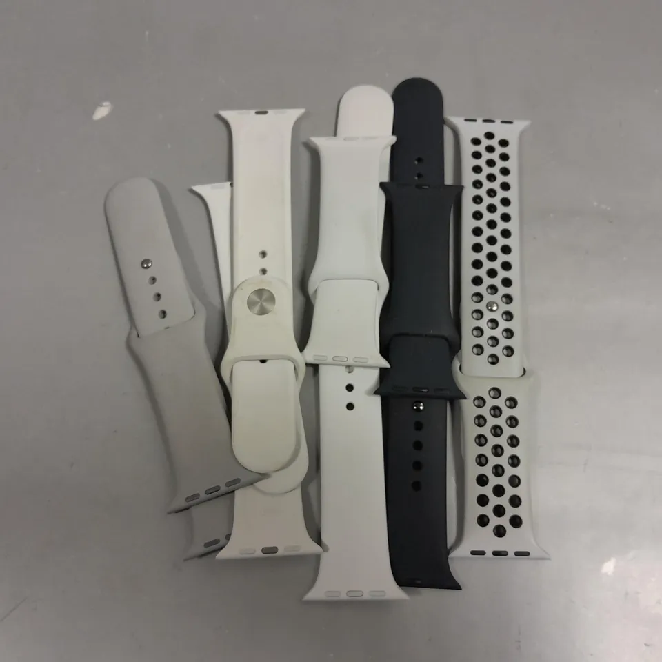 LARGE QUANTITY OF ASSORTED SMART WATCH STRAPS OF VARIOUS COLOURS AND SIZES