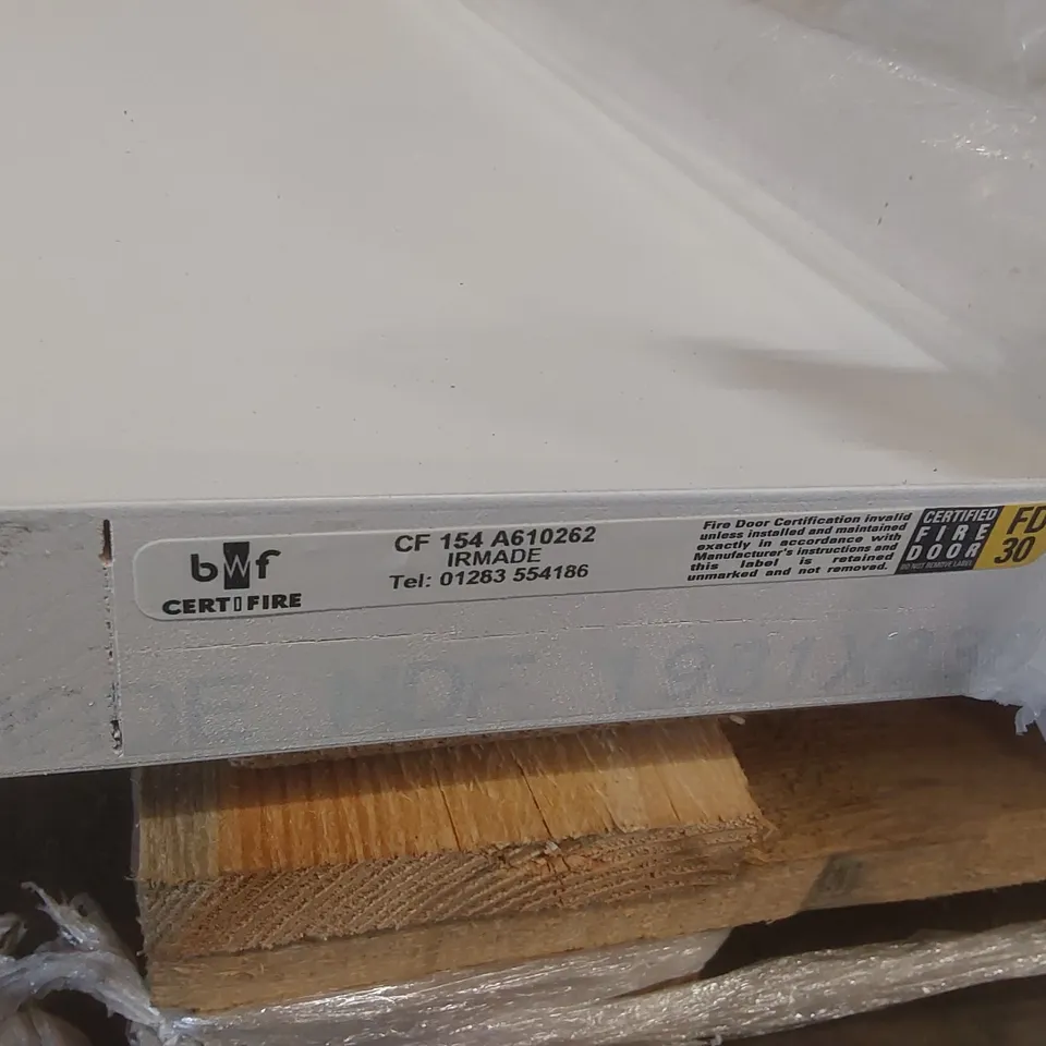 JBKIND WHITE FIRE DOOR - 198 x 84 x 4.5cm